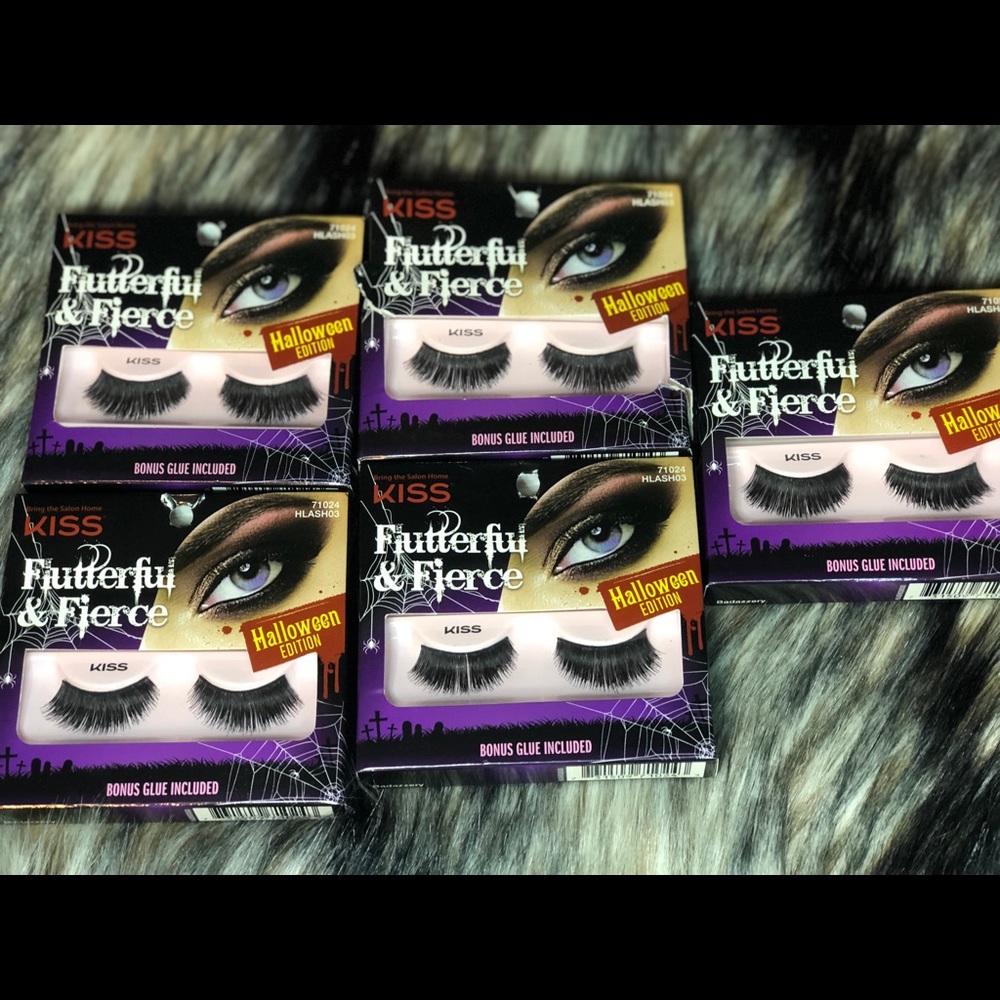 Kiss False Eyelashes (5 packs)